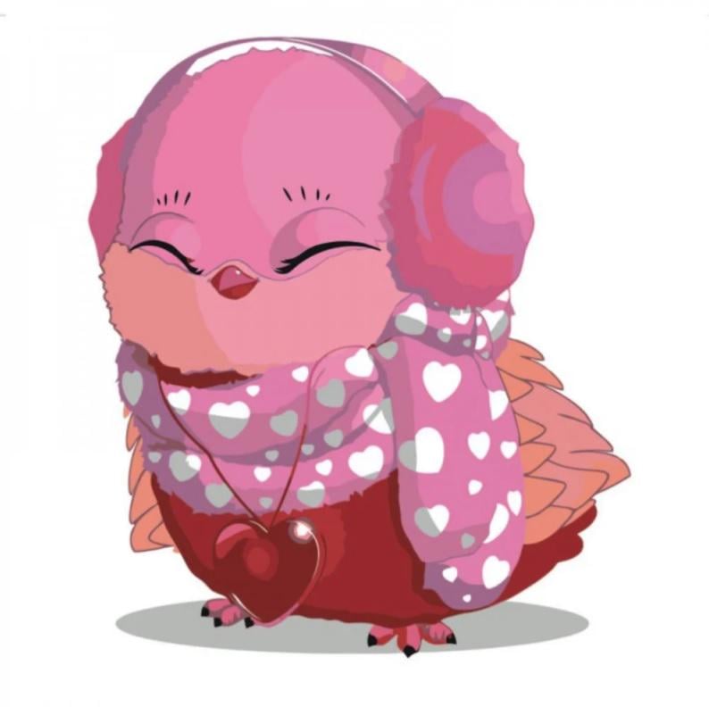 Картина по номерам Стратег Совушка с наушниками es001 30x30 см (MTT-144792)