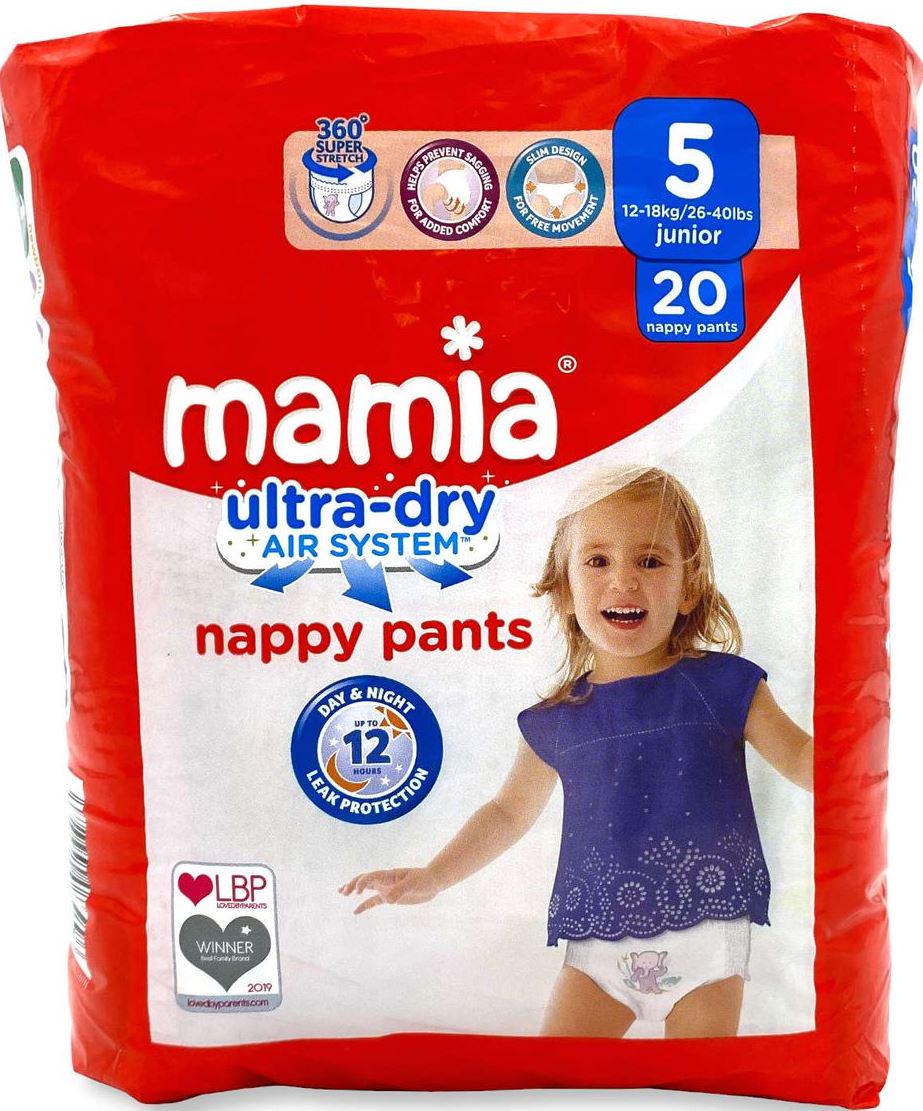 Підгузки-трусики Mamia Ultra Dry 5 12-18 кг 20 шт. (14718) - фото 1