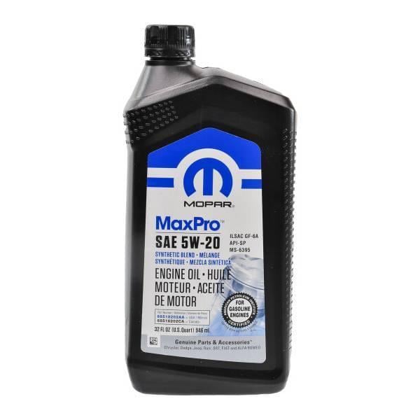 Моторна олива Mopar MaxPro 5W-20 0,946 л (68518202AA)