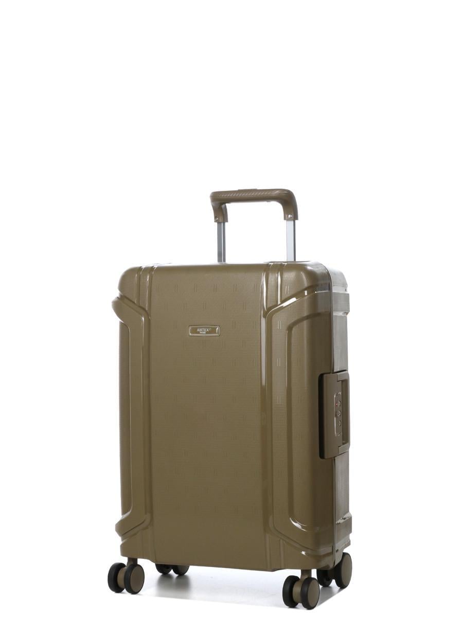 Чемодан малый AIRTEX полипропилен S 55х36х21 см 33 л 3,45 кг Хаки (645)
