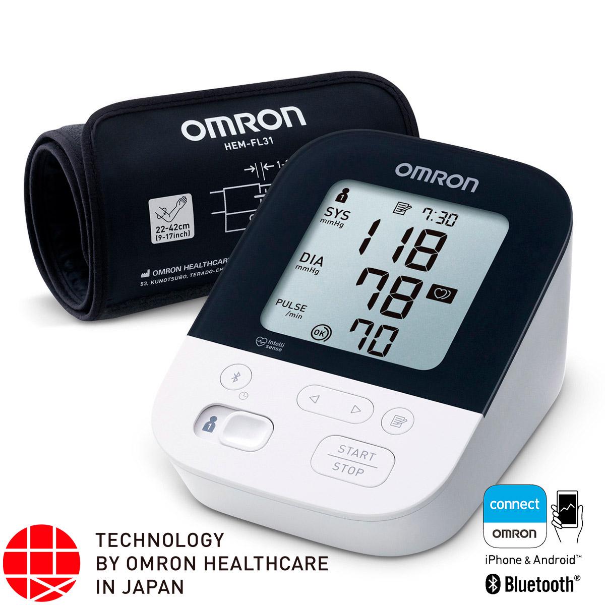 Тонометр Omron M4 Intelli IT (HEM-7155T-EBK) - фото 2