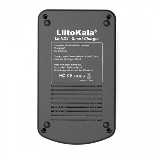 Зарядний пристрій LiitoKala Lii-ND4 battery charger AA/AAA (575813) - фото 3