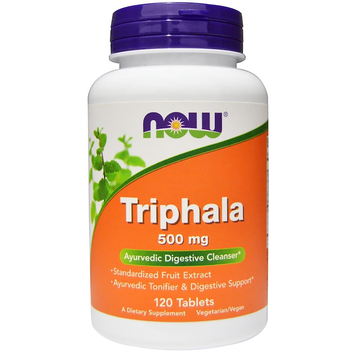 Трифала Now Foods Triphala 500 мг 120 таблеток (NF4764)