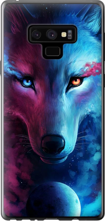 Чохол на Samsung Galaxy Note 9 N960F Арт-вовк (3999u-1512-42517)