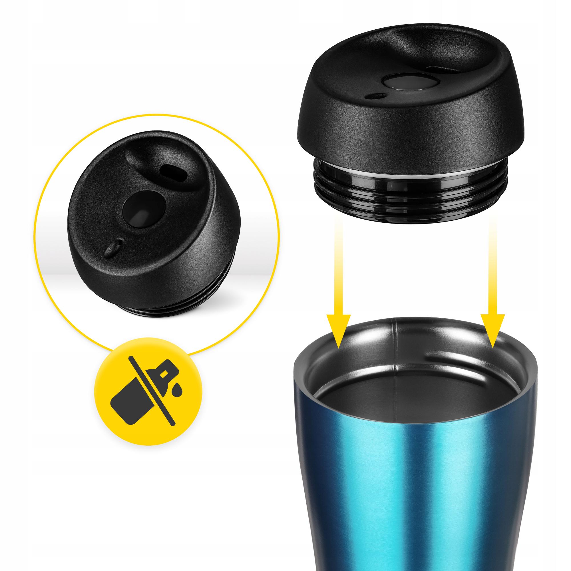 Термокружка Mountain Goat Travel 0,38 л Blue (P-5905973406932) - фото 2