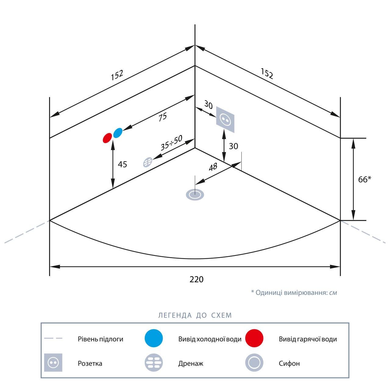 Ванна акриловая Iris с гидромассажем и аэромассажем TLP-638 new 152х152х63 см - фото 3