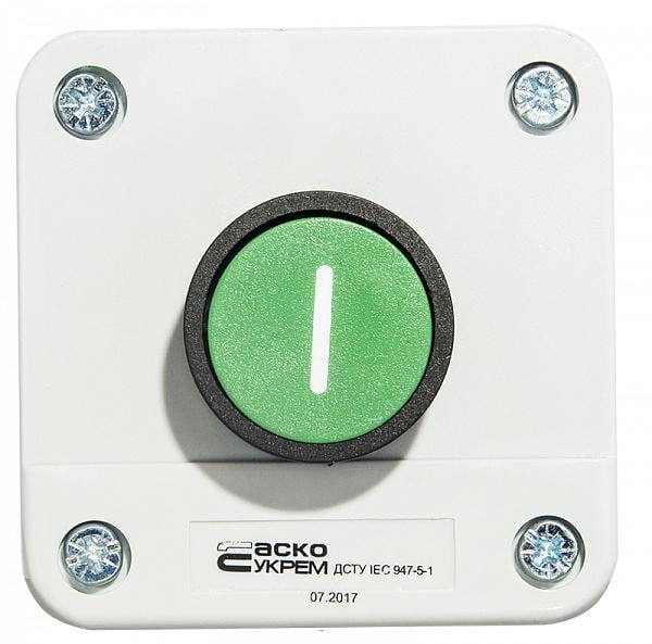 Пост одноместный АСКО-Укрем XAL-B102 Старт 2.5А 220V 1NO IP54 (A0140020041)