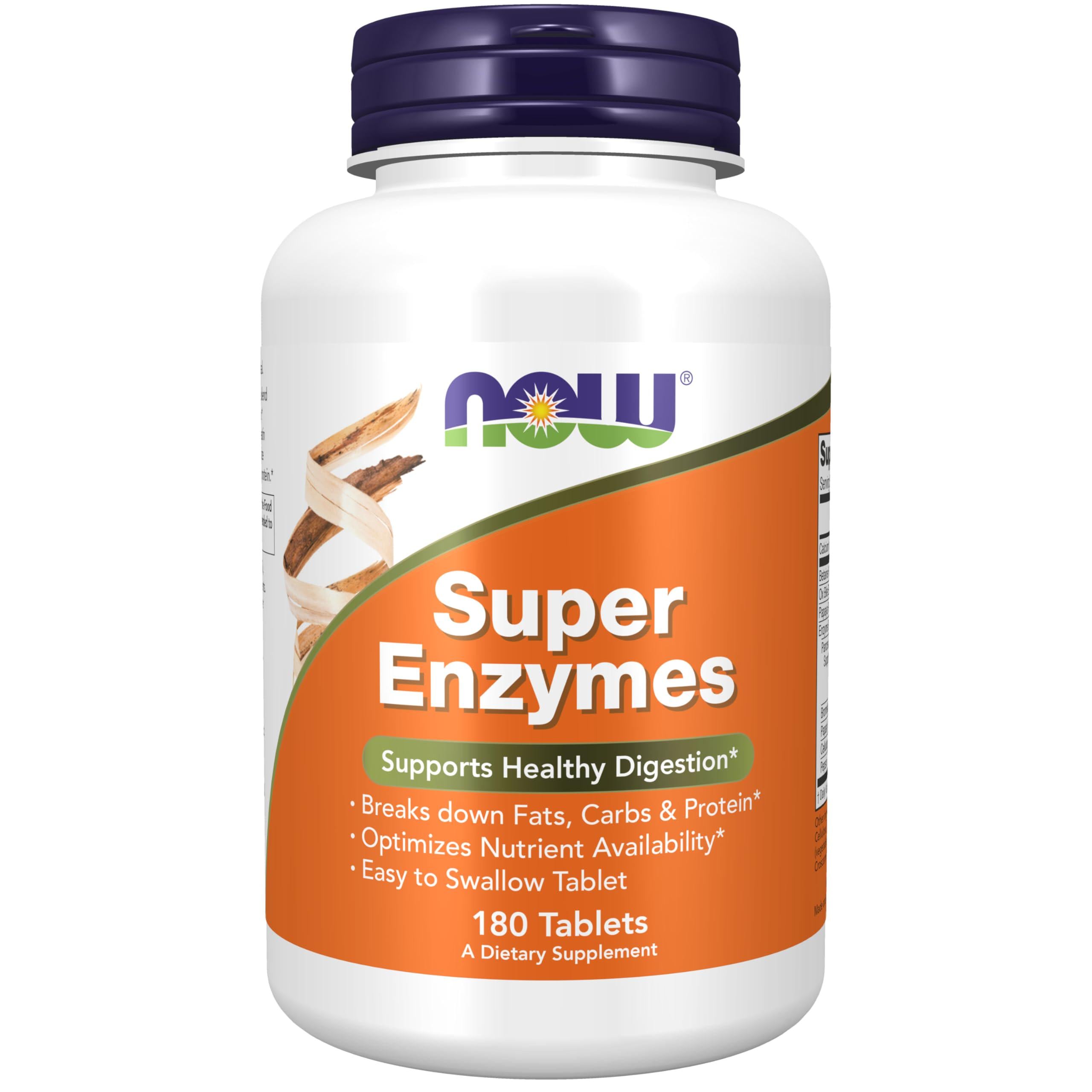 Энзимы NOW Super Enzymes 180 таблеток