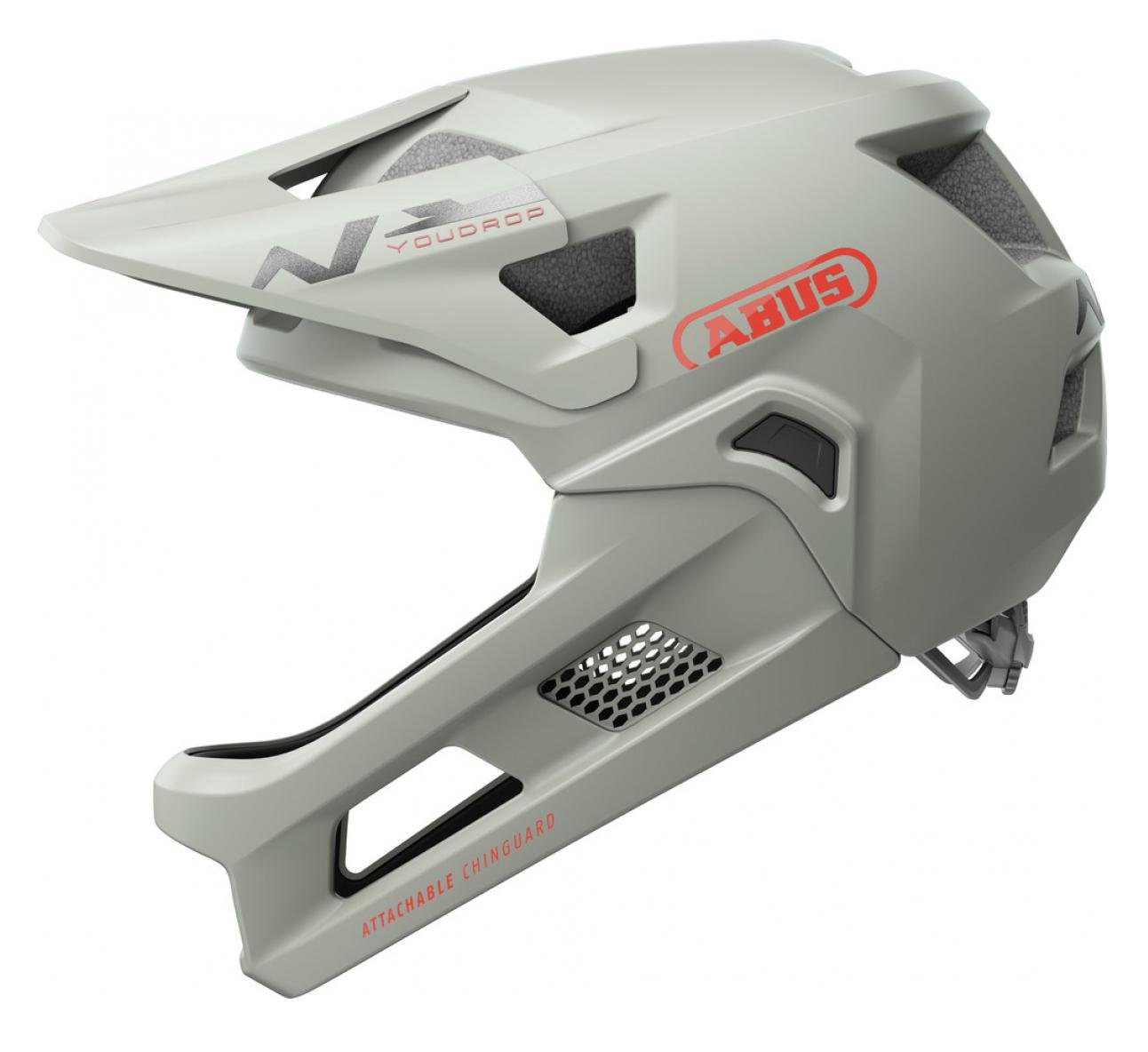 Шолом велосипедний дитячий Abus Youdrop FF S Сhalk Grey (34220) Шолом велосипедний дитячий Abus Youdrop FF S Сhalk Grey (34220)