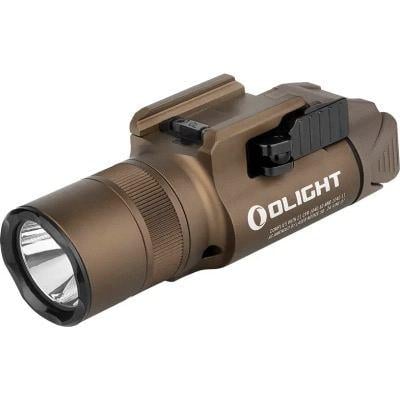 Фонарь на оружие Olight Baldr Pro R Desert Tan Picatinny/Glock с лазерным целеуказателем (242686)