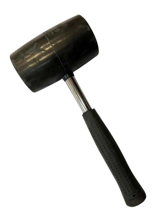 Киянка LT резиновая черная резина/металлическая ручка d 65 мм 450 г (25-65)