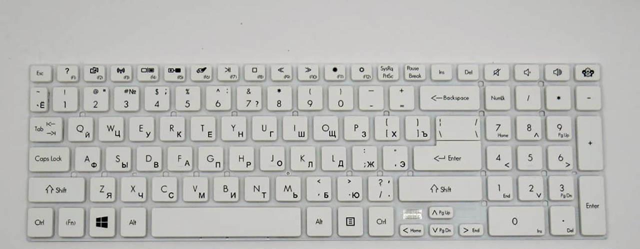 Клавиатура для ноутбука Acer Packard Bell EasyNote LS13HR матовая (KB.I170G.310)