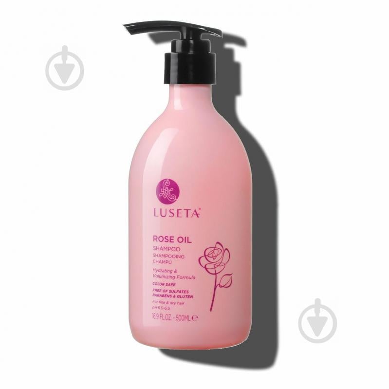 Шампунь для обьема волос Luseta Rose Oil Shampoo 500ml (LU00028)