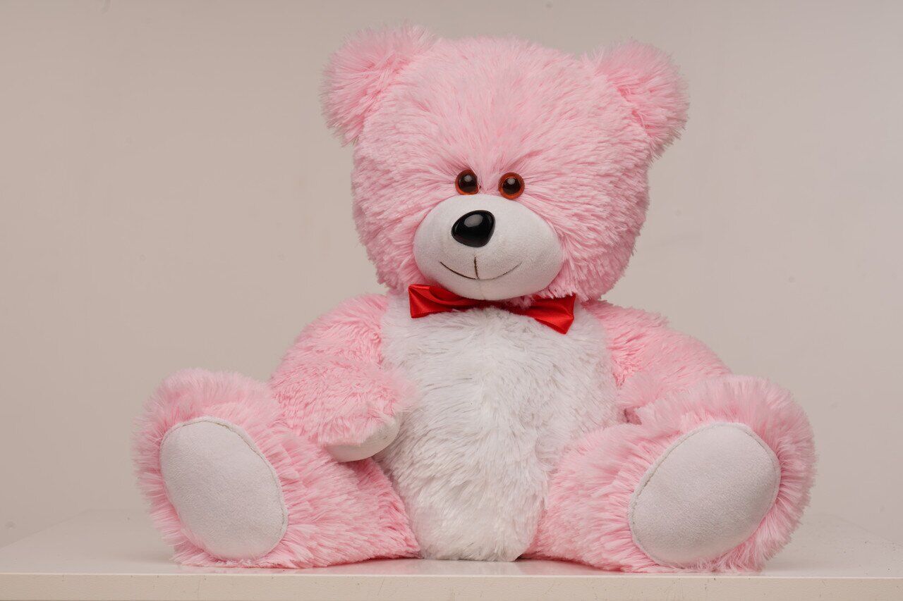 Мишка плюшевый Yarokuz Мартин 50 см Розовый (363)