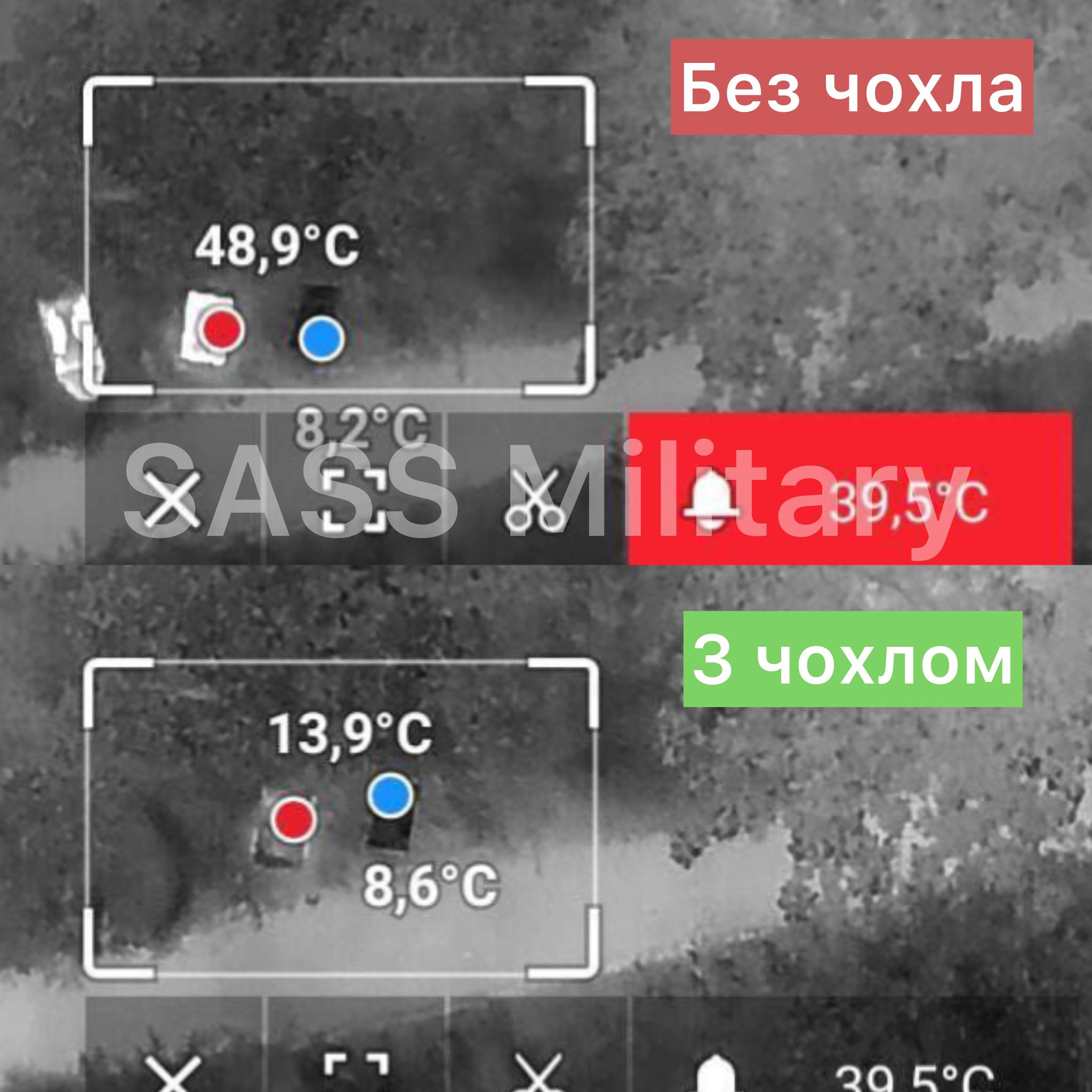 Чехол для старлинки UkrCossacks с защитой от тепловизора Мультикам (SASS-Starlink-01) - фото 4