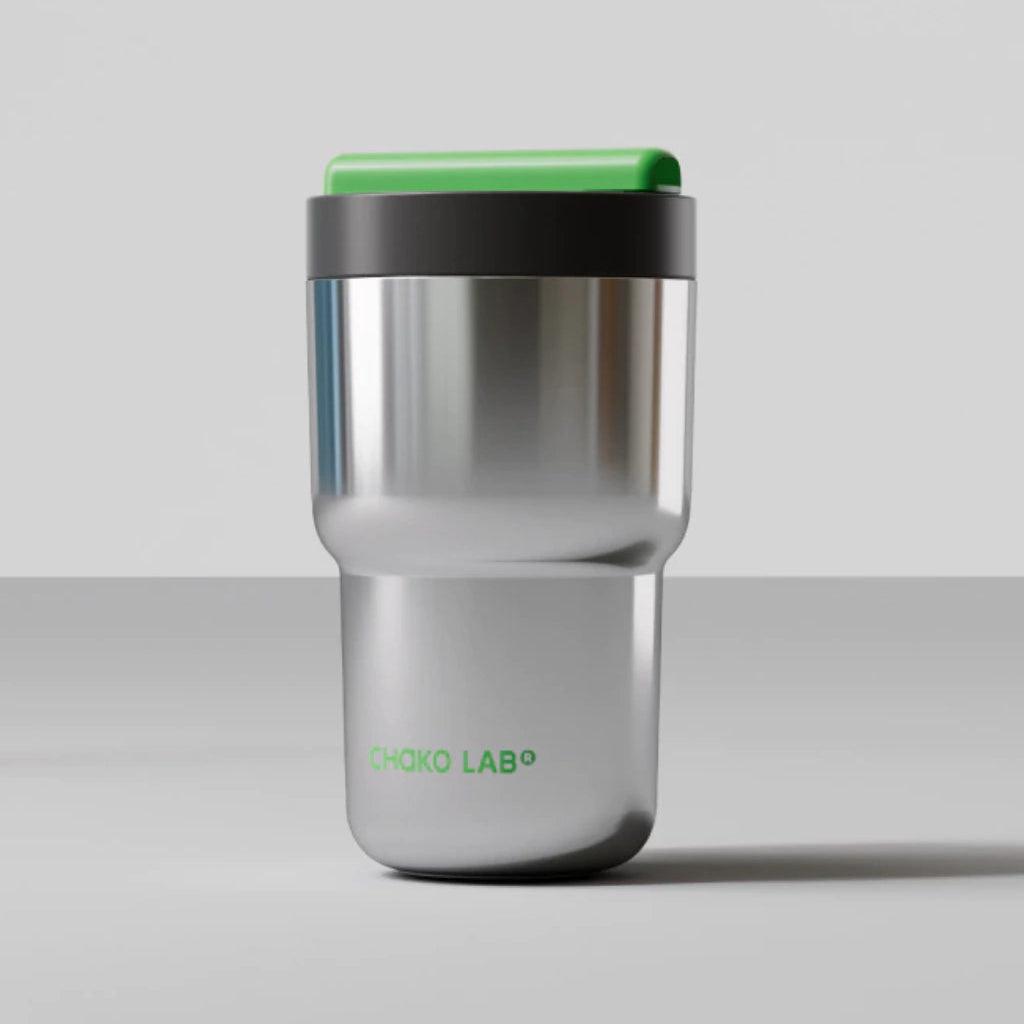 Термочашка Chako Lab Twist Tumbler Silver с керамическим покрытием 530 мл Серебристый (68032693436637)