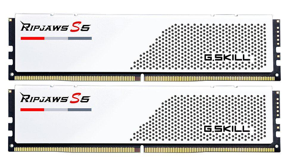 Оперативная память G.Skill Ripjaws S5 DIMM 32 Гб DDR5 5600 МГц CL36 Белый (F5-5600J3636C16GX2-RS5W)