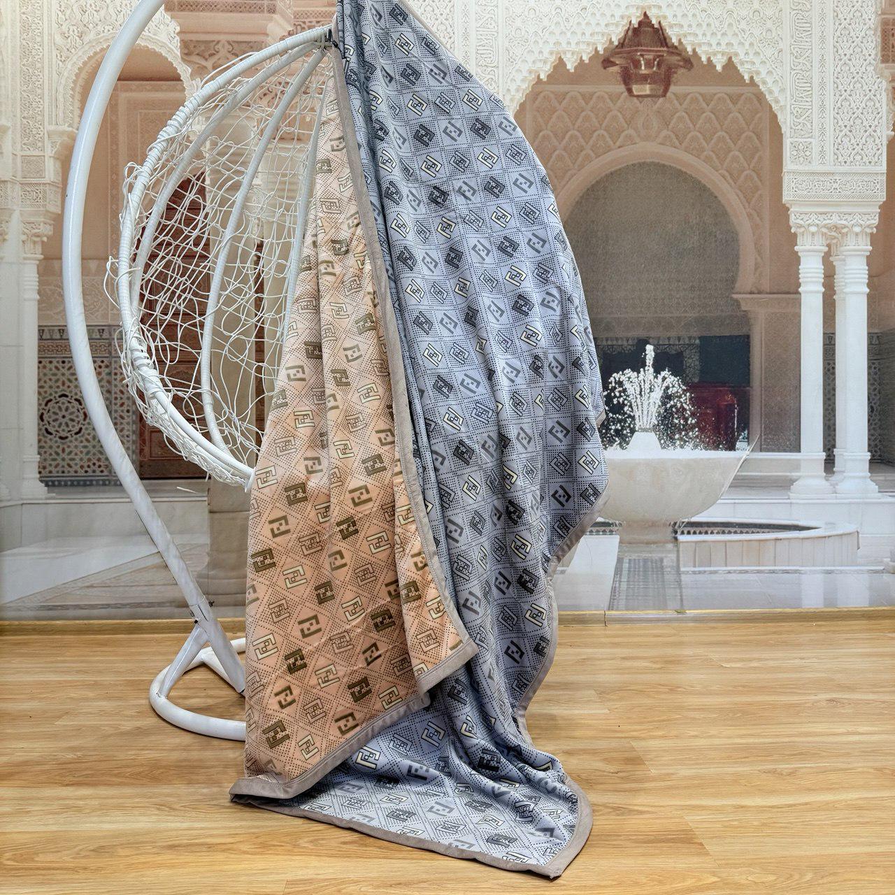 Плед-покрывало двустороннее Koloco Велюр 150x200 см Разноцветный (07-107-13) - фото 2 Плед-покрывало двустороннее Koloco Велюр 150x200 см Разноцветный (07-107-13) - фото 2