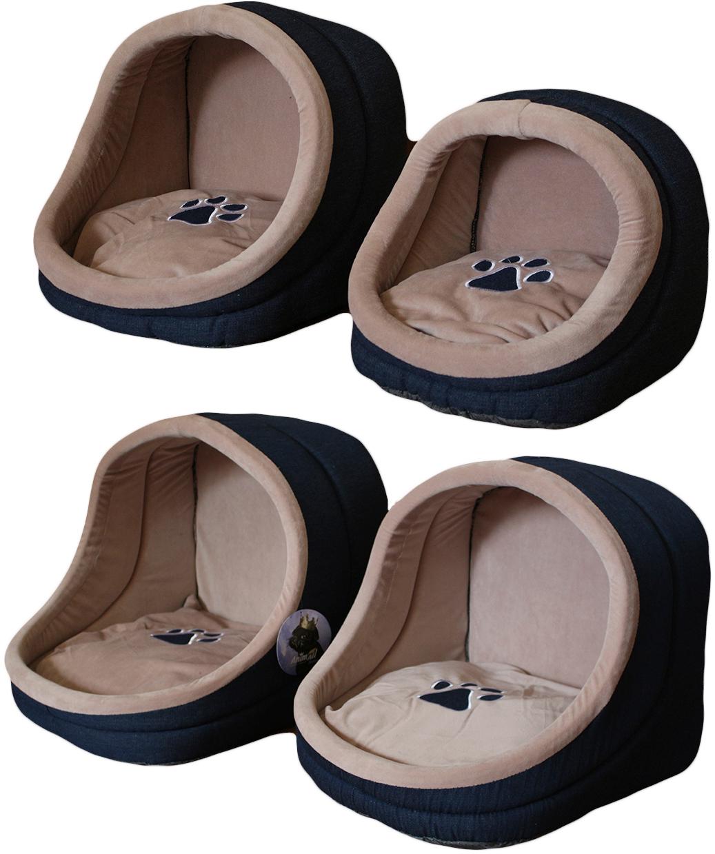 Набір лежанок для собак та котів AnimAll Ат 1000 Bell 42x42x40 смa Blue/Milk (2000981181000) - фото 1