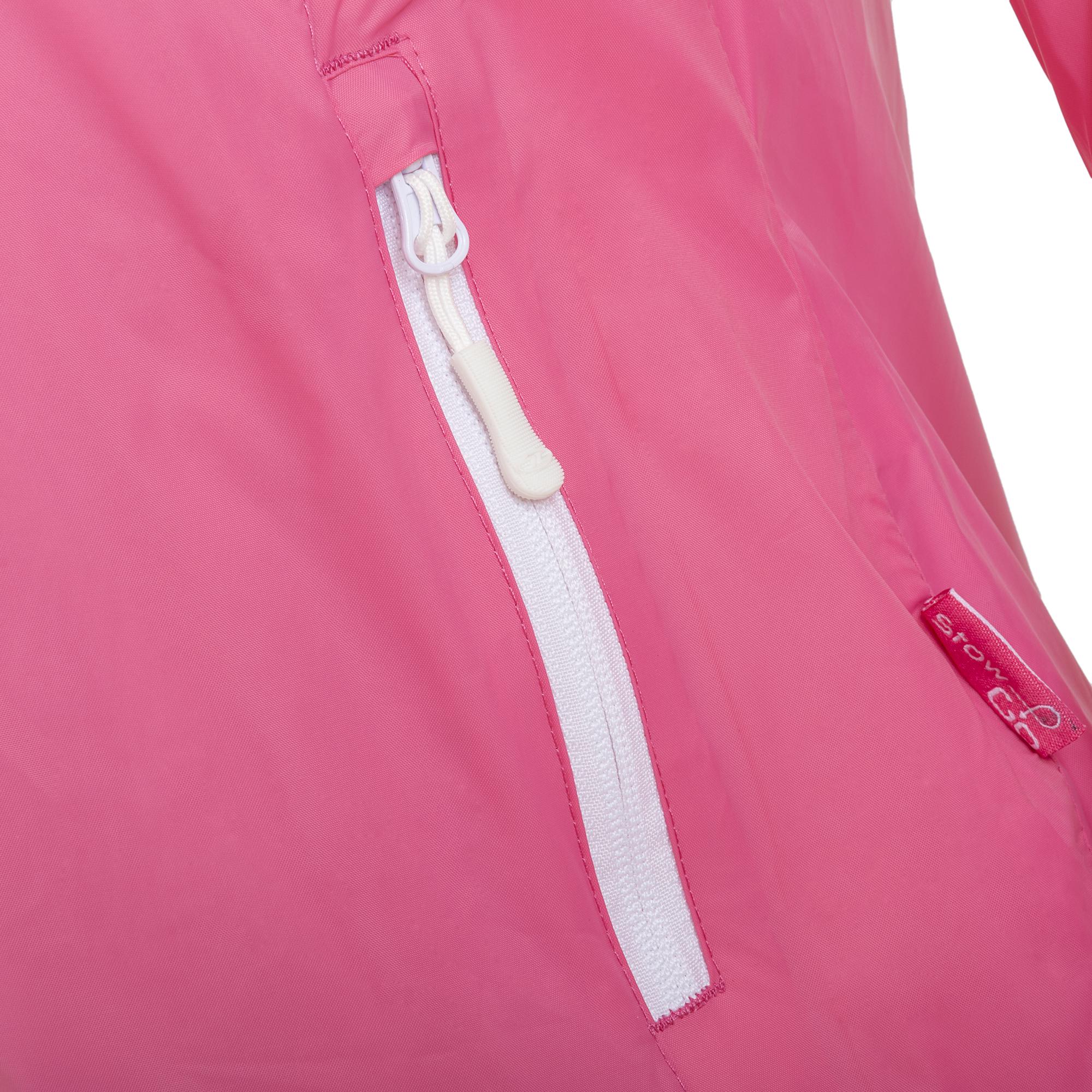 Ветровка женская Highlander Stow & Go Pack Away Rain Jacket 6000 мм S Pink (JAC077L-PK-S) - фото 3