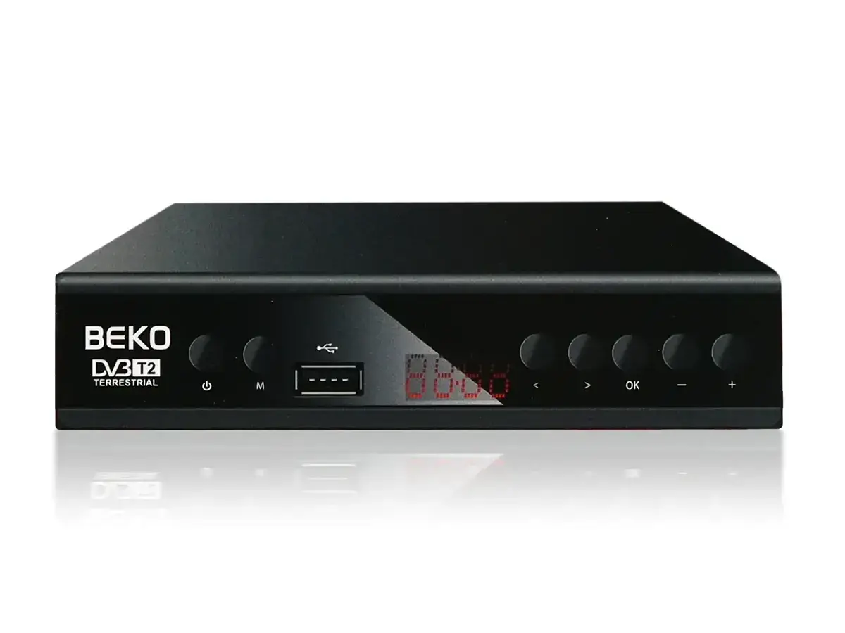Приймач цифровий ефірний Beko BK-2020/9440 з екраном DVB-T2 IPTV/YouTube/WiFi/MP4/4K/1080