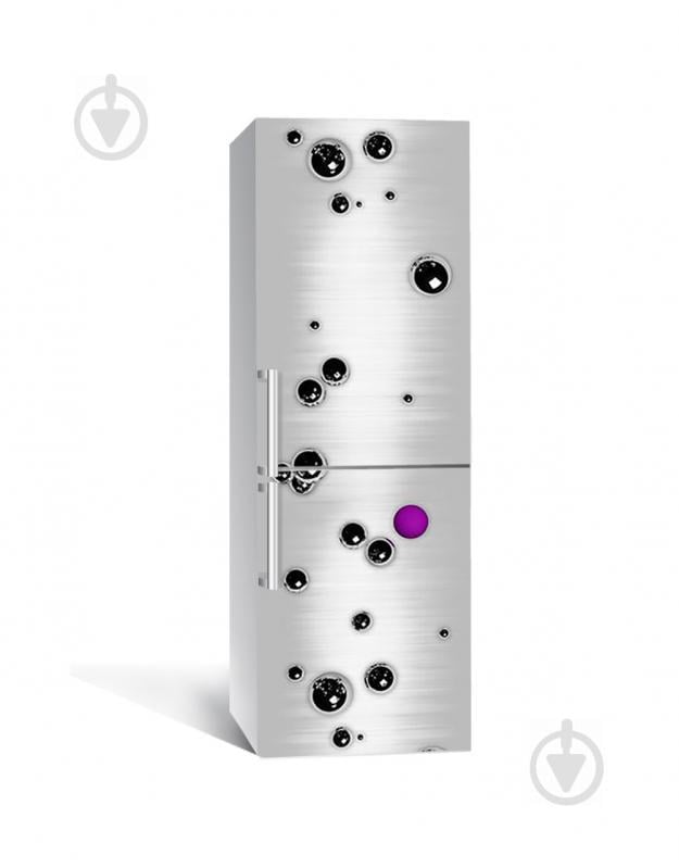 Наклейка на холодильник Zatarga «Чёрная точка» 650х2000 мм виниловая 3Д наклейка декор на кухню самоклеящаяся Наклейка на холодильник Zatarga «Чёрная точка» 650х2000 мм виниловая 3Д наклейка декор на кухню самоклеящаяся