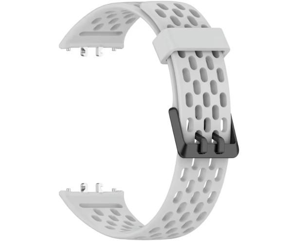 Ремінець силіконовий Air для смарт-годинників Samsung Galaxy Fit 3 Сірий (49627) Ремінець силіконовий Air для смарт-годинників Samsung Galaxy Fit 3 Сірий (49627)