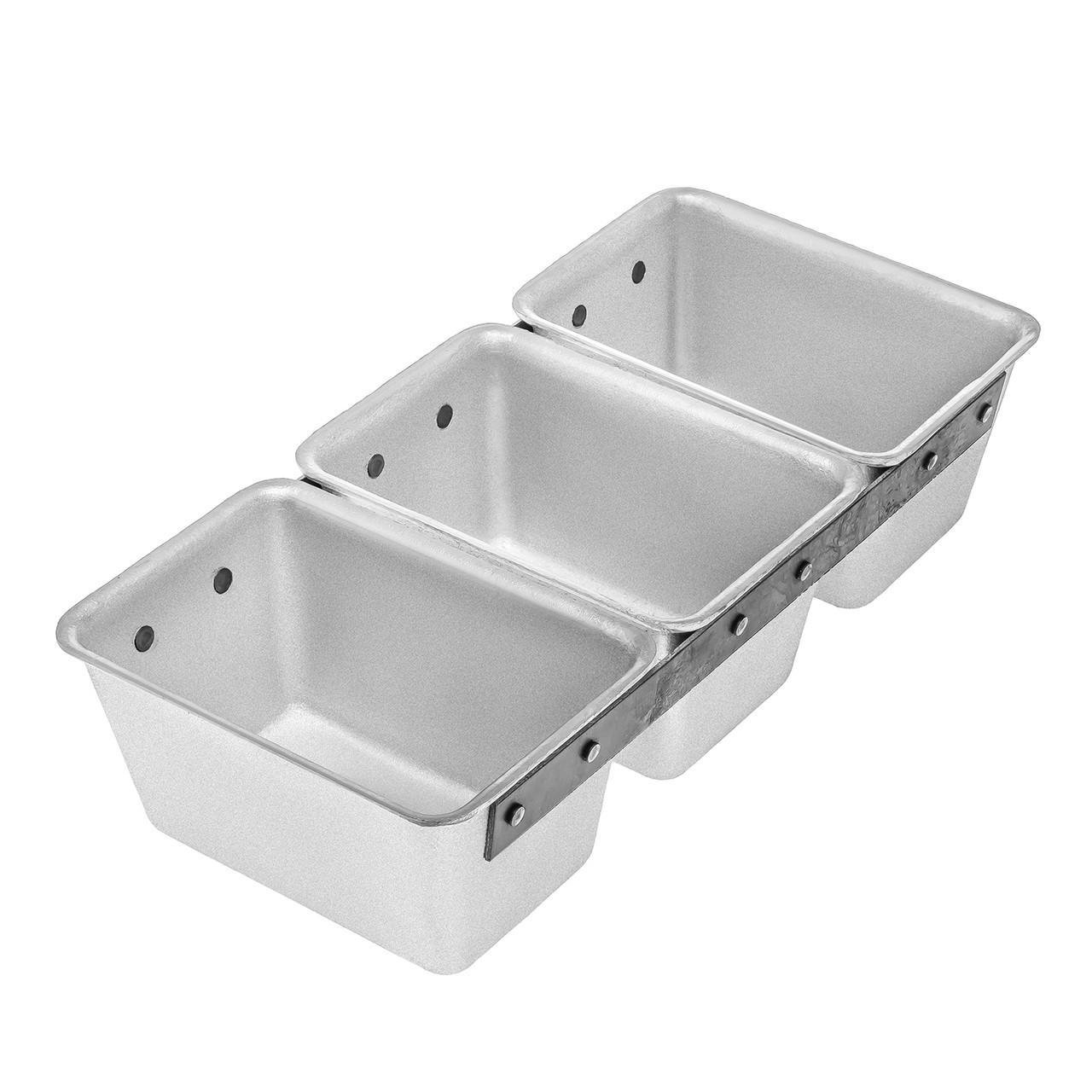 Форма тройная для выпечки 11Д 17,5x12x9 см (1787112193) - фото 5 Форма тройная для выпечки 11Д 17,5x12x9 см (1787112193) - фото 5