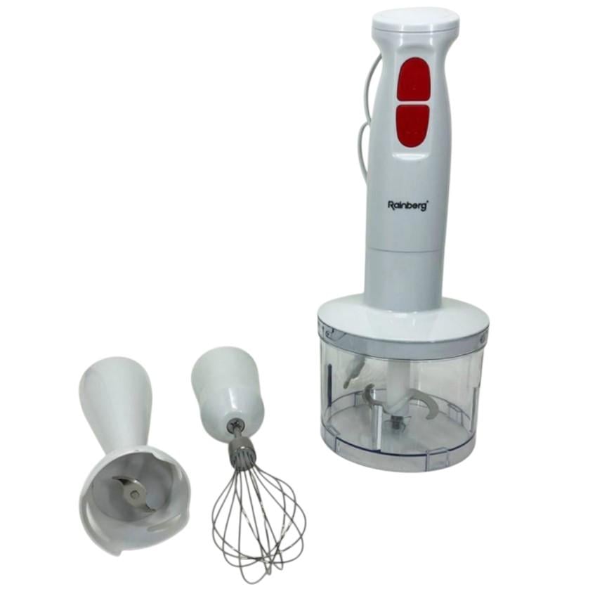 Блендер з міксером занурювальний Rainberg RB-2243 3в1 500 Вт Білий (186-1) - фото 5 Блендер з міксером занурювальний Rainberg RB-2243 3в1 500 Вт Білий (186-1) - фото 5