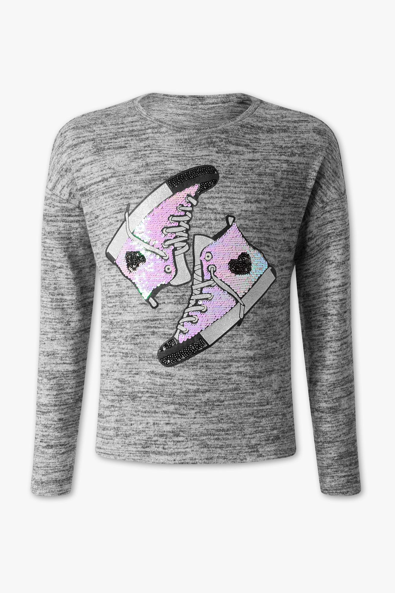 Кофта C&A Двусторонними пайетками 158 см-164 Серый (2029784)