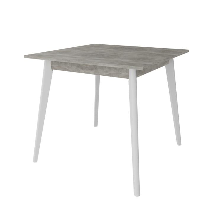 Стол обеденный Неман Бон дерево/ЛДСП 780х780 мм Белый/Бетон (46113) Стол обеденный Неман Бон дерево/ЛДСП 780х780 мм Белый/Бетон (46113)