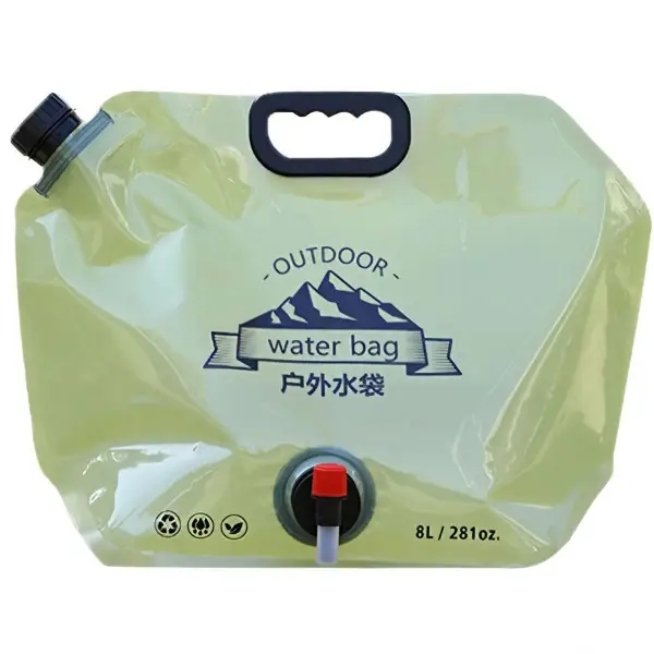 Каністра-пакет для води на 8 літрів із краном 42х31 см (LU-031)