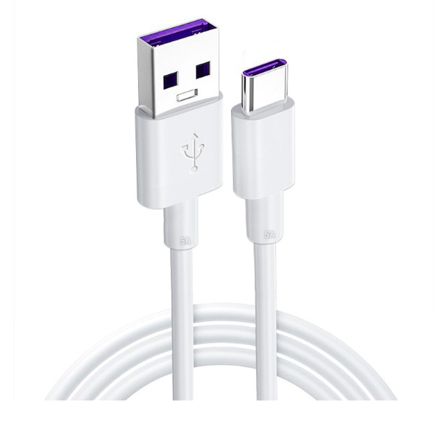 Кабель Data Cable Super Charge 40W/5A 1 м USB на Type-C/USB-C White