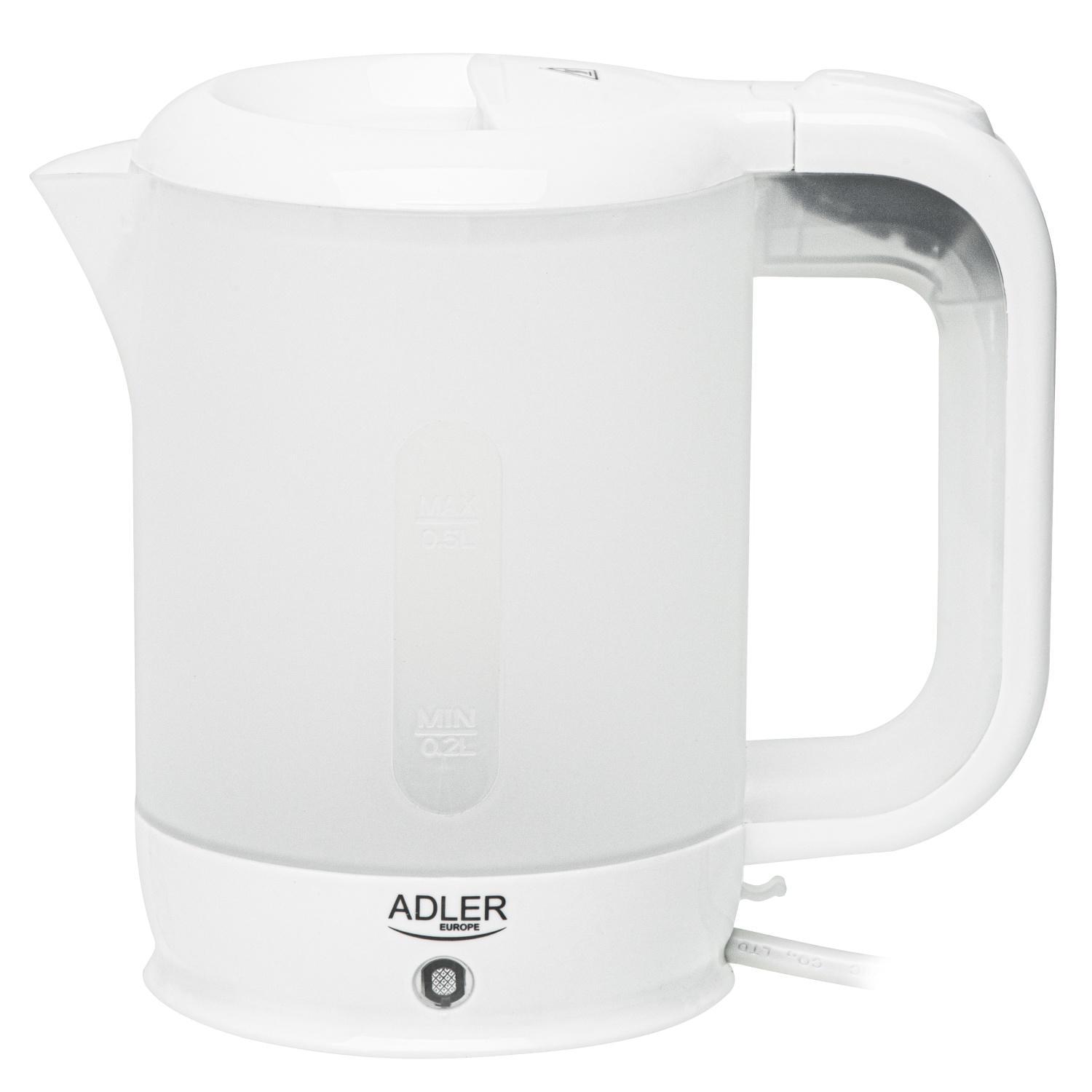 Чайник электрический Adler AD1349W 1,0 л 1100W сталь с тонким носиком Белый Чайник электрический Adler AD1349W 1,0 л 1100W сталь с тонким носиком Белый