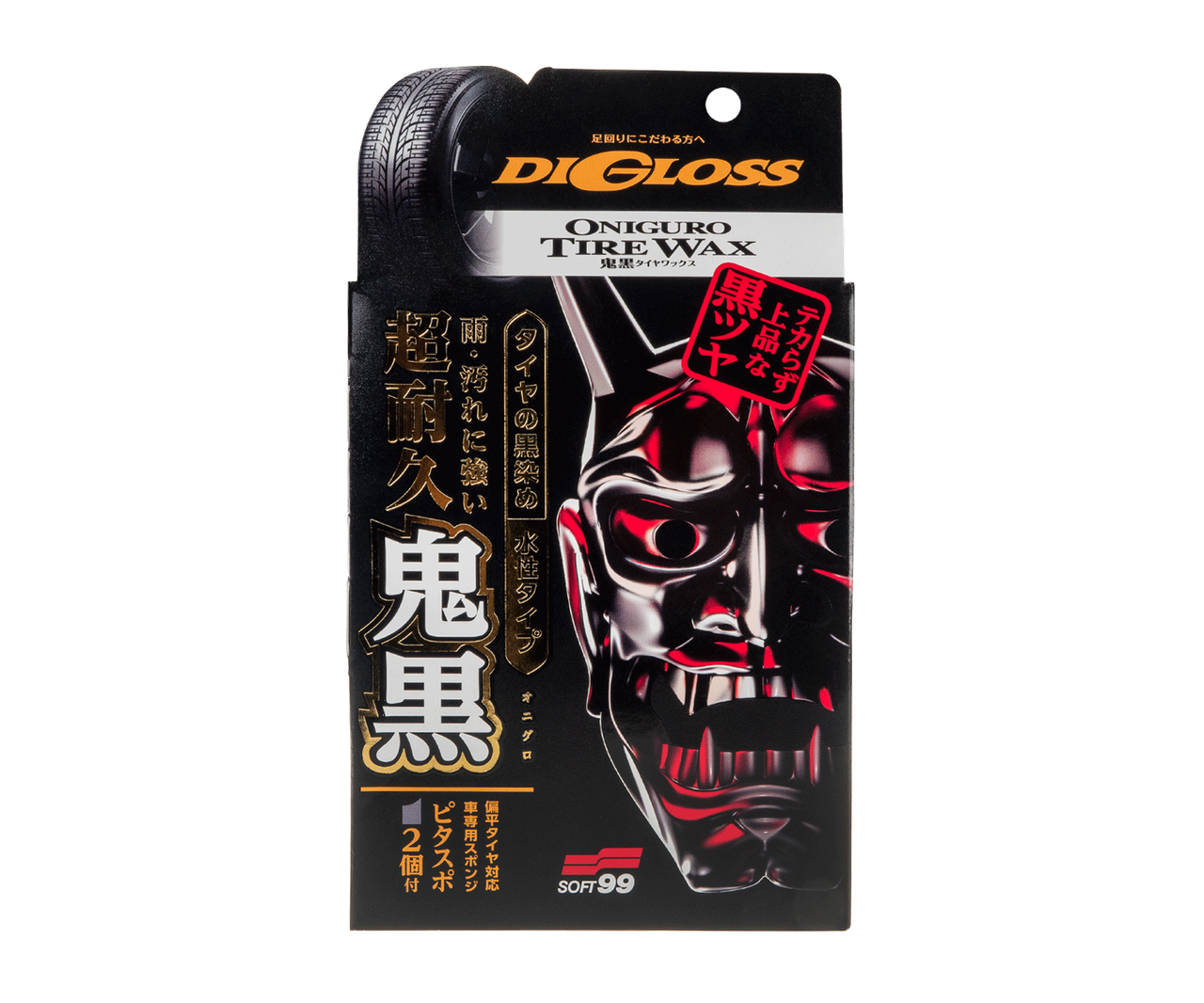 Чорніння для шин SOFT99 DiGloss Black Devil Tire Wax - фото 2 Чорніння для шин SOFT99 DiGloss Black Devil Tire Wax - фото 2