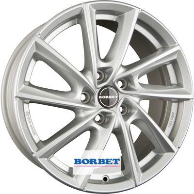 Диски на авто Borbet VT R17 W7.5 PCD5x112 ET40 DIA66.6 Crystal silver