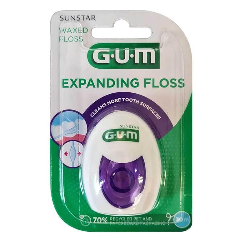 Зубна нитка GUM Expanding Floss 30 м (2473823894)