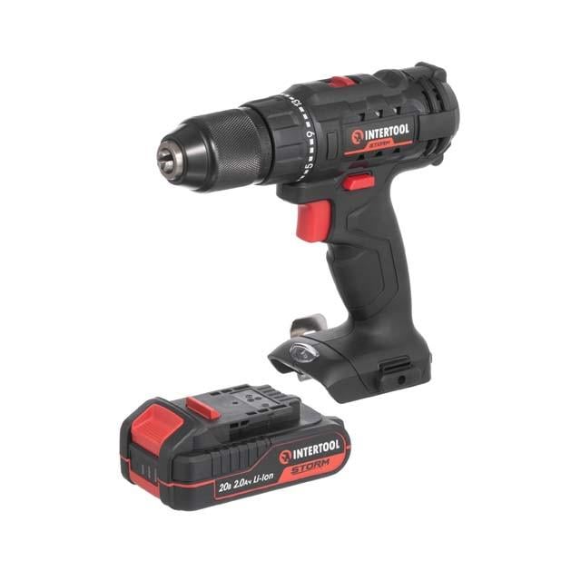 Дрель-шуруповерт аккумуляторная Intertool WT-0350 20 В 35 Нм 0-450/0-1500 об/мин 2-13 мм Li-Ion в кейсе (129964) - фото 5 Дрель-шуруповерт аккумуляторная Intertool WT-0350 20 В 35 Нм 0-450/0-1500 об/мин 2-13 мм Li-Ion в кейсе (129964) - фото 5