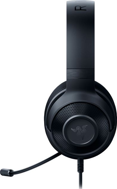 Наушники игровые Razer Kraken X 7.1 звук/микрофон для ПК/PlayStation/Xbox/Switch Black (2570338111) - фото 3