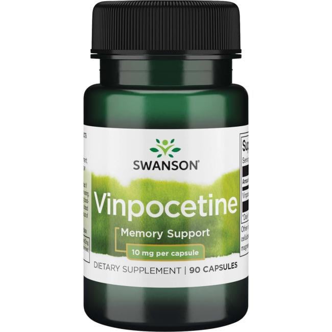 Комплекс для профілактики роботи головного мозку Swanson Vinpocetine 10 mg 90 Caps