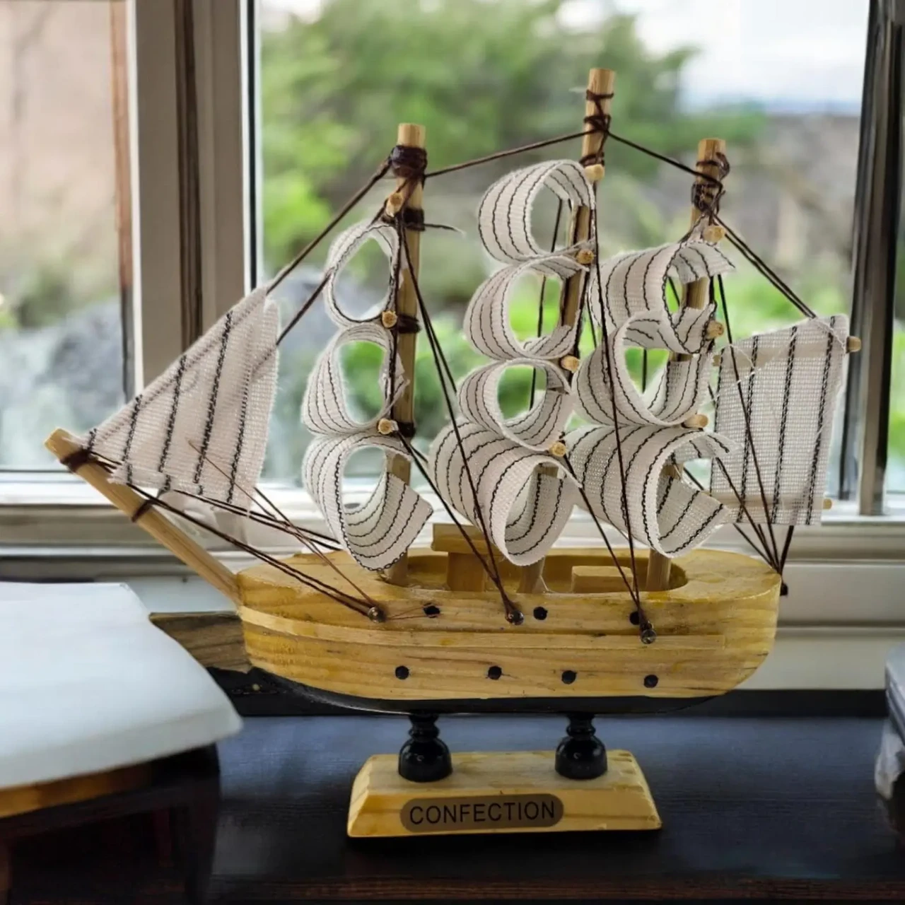 Макет парусника на подставке Морская мечта 14х12,5х3,3 см (36135)