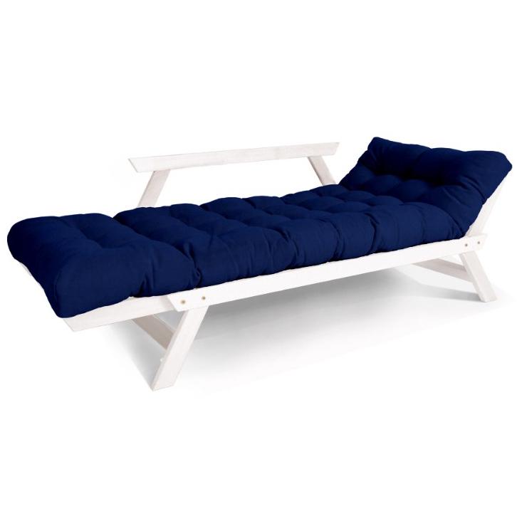 Диван футон розкладний Allegro МФ Woodman Білий/Синій (14400464) - фото 2 Диван футон розкладний Allegro МФ Woodman Білий/Синій (14400464) - фото 2