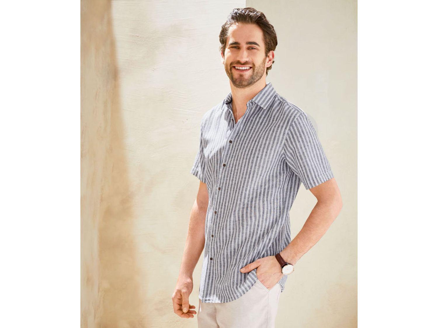 Мужское поло льняное Livergy Размер XL 56/58 (0085М0001)