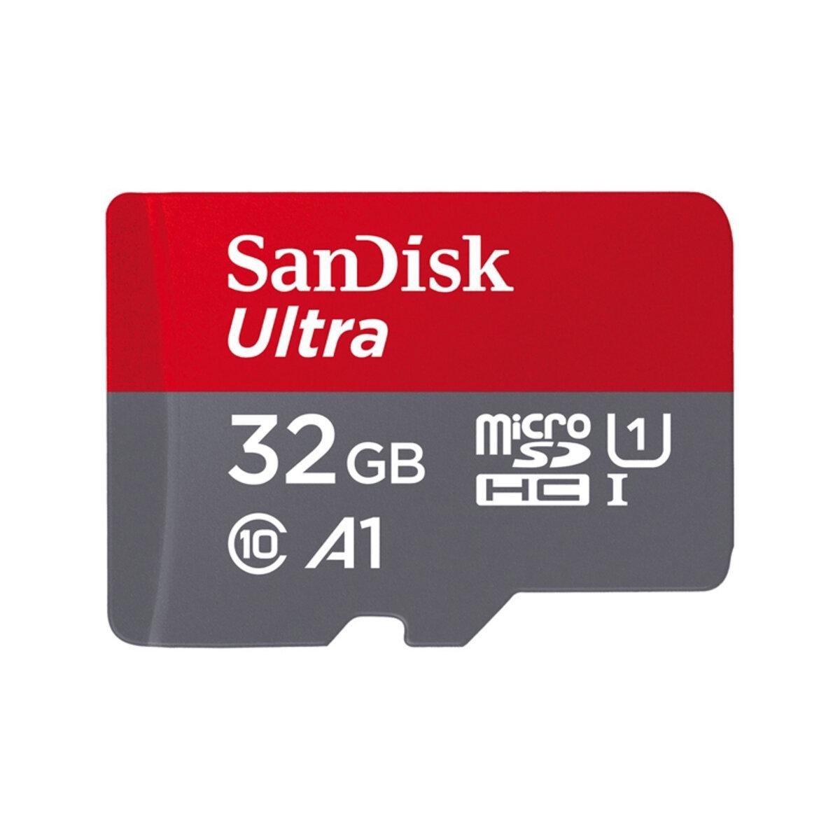 Карта памяти SanDisk Ultra microSDHC 32 Гб (SDSQUA4-032G-GN6MA)