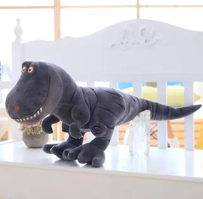 М'яка іграшка Динозавр Тиранозавр 40 см Сірий (DZ40GREY)