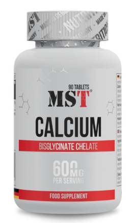 Кальций Хелат Бисглицинат MST Calcium Bisglycinate Chelate 90 таблеток