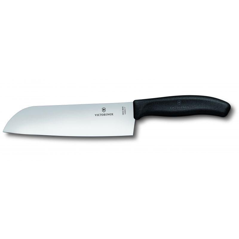 Ніж кухонний Victorinox Vx68503.17B Swiss Classic Santoku 373 мм Чорний - фото 3