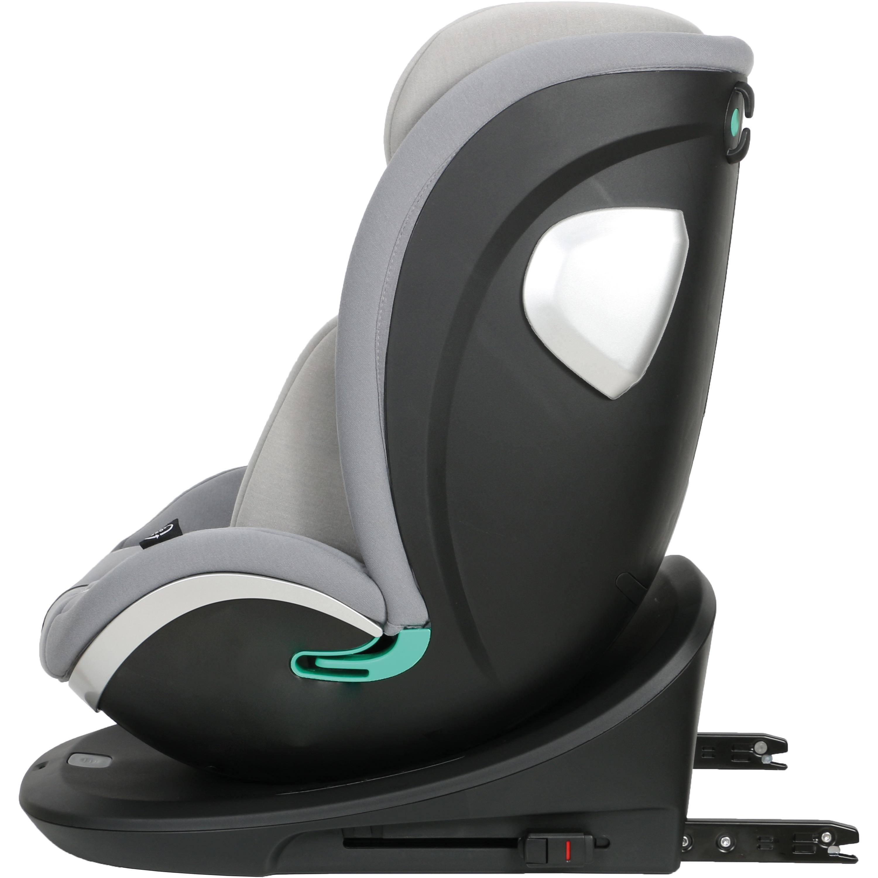 Автокресло FreeON Isofix OPAL 0-12 лет 0-36 кг вращается на 360° Grey (44466) - фото 6