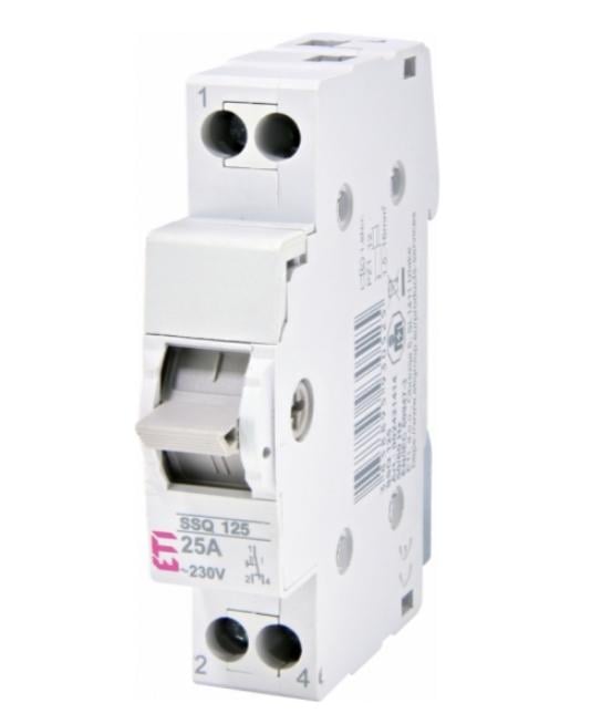 Перемикач навантаження модульний ETI SSQ 25А 230V IP20 (2141512)