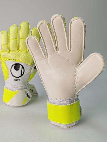 Рукавиці воротарські Uhlsport Pure Alliance Soft Pro 1011172 01 р. 8 Жовто-білий - фото 2